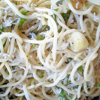 しらすとシソのパスタ